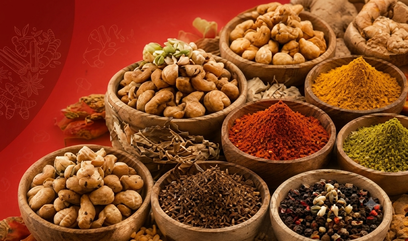 قسم المكسرات والعطارة
